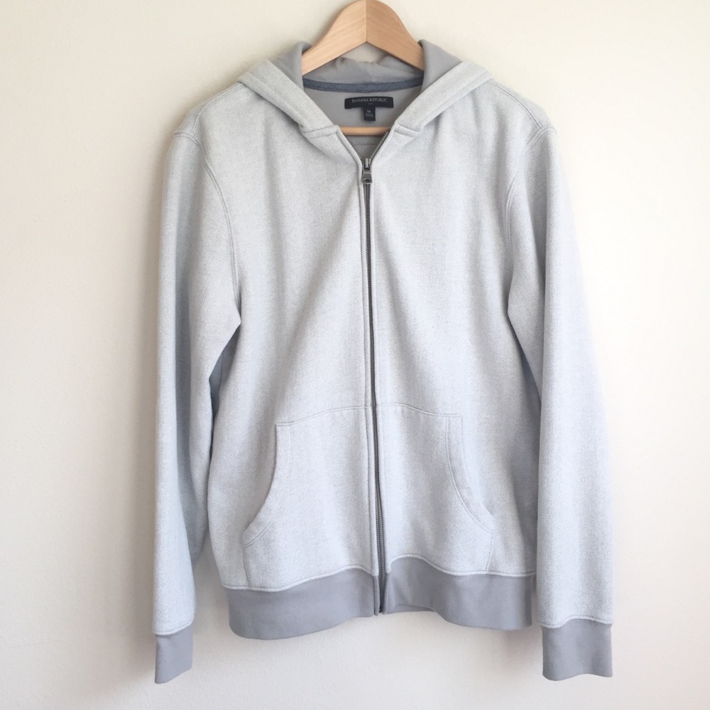 Banana Republic gray hoodie sweater Size M